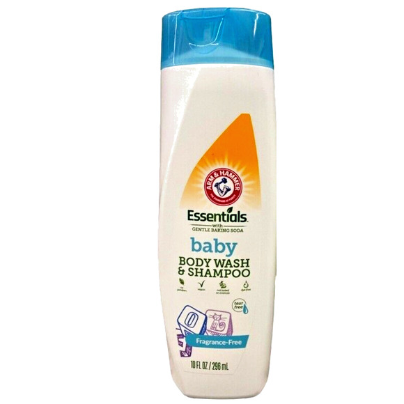 BABY Arm & Hammer TEAR FREE Fragrance Free BODY WASH SHAMPOO Combo Senstive 10oz - Picture 1 of 2